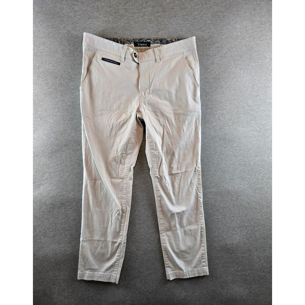 Atelier Gardeur Womens Benny 3 Flex Modern Fit Chino Trousers  Beige Sz 23UK 30W